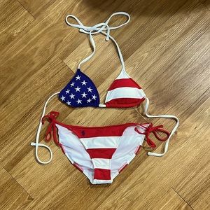 POLO Ralph Lauren Stars and Stripes Bikini Size Small